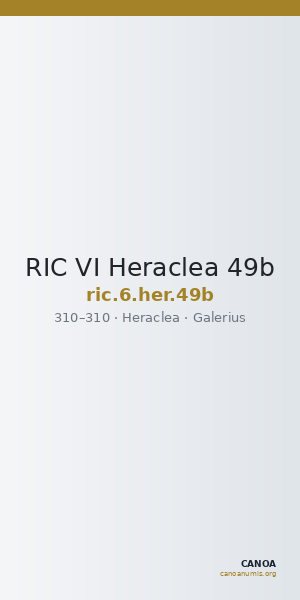 RIC VI Heraclea 49b — CANOA