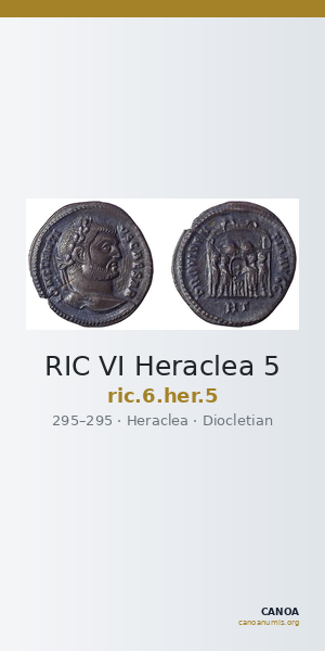RIC VI Heraclea 5 — CANOA
