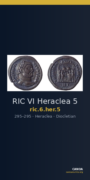 RIC VI Heraclea 5 — CANOA