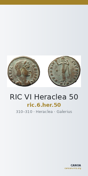 RIC VI Heraclea 50 — CANOA