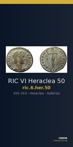 RIC VI Heraclea 50 — CANOA
