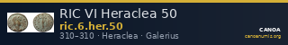 RIC VI Heraclea 50 — CANOA