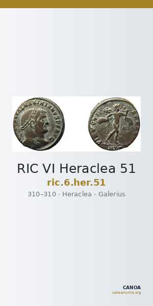 RIC VI Heraclea 51 — CANOA
