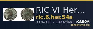 RIC VI Heraclea 54a — CANOA