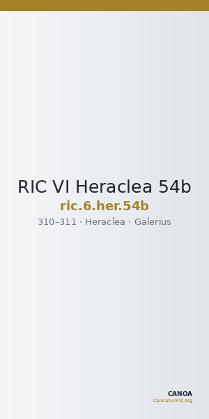 RIC VI Heraclea 54b — CANOA