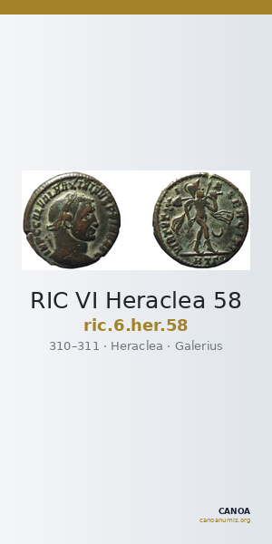 RIC VI Heraclea 58 — CANOA