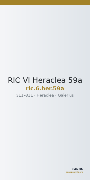 RIC VI Heraclea 59a — CANOA