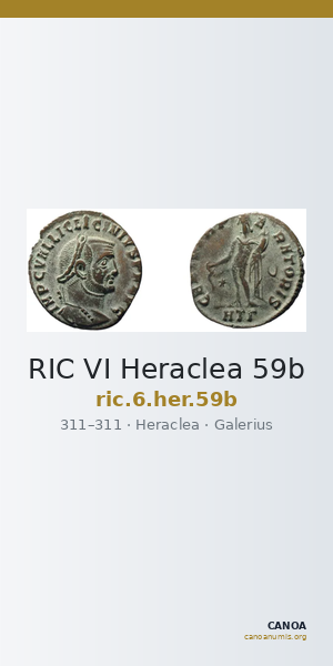 RIC VI Heraclea 59b — CANOA