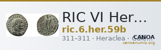 RIC VI Heraclea 59b — CANOA