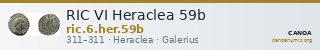 RIC VI Heraclea 59b — CANOA