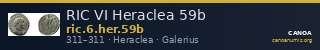 RIC VI Heraclea 59b — CANOA