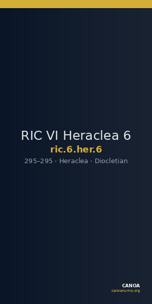 RIC VI Heraclea 6 — CANOA
