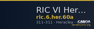 RIC VI Heraclea 60a — CANOA