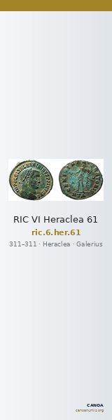 RIC VI Heraclea 61 — CANOA