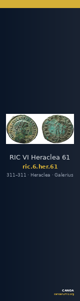 RIC VI Heraclea 61 — CANOA