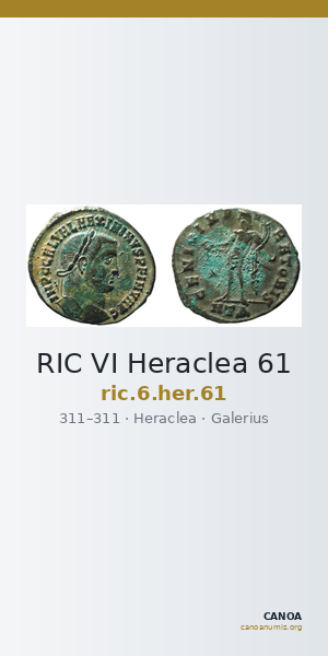 RIC VI Heraclea 61 — CANOA