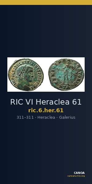 RIC VI Heraclea 61 — CANOA