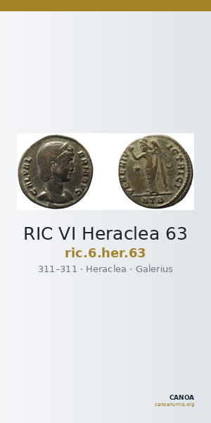 RIC VI Heraclea 63 — CANOA