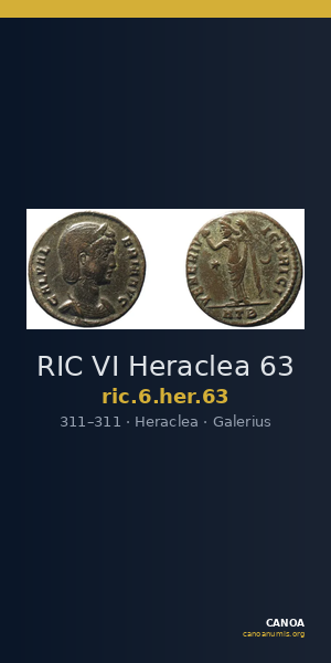 RIC VI Heraclea 63 — CANOA