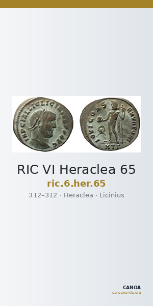 RIC VI Heraclea 65 — CANOA