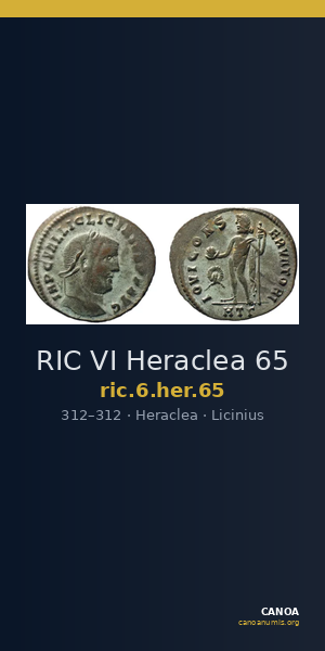 RIC VI Heraclea 65 — CANOA