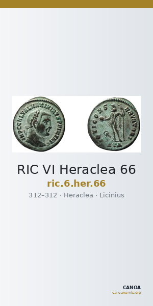 RIC VI Heraclea 66 — CANOA
