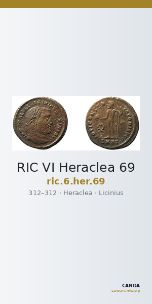 RIC VI Heraclea 69 — CANOA