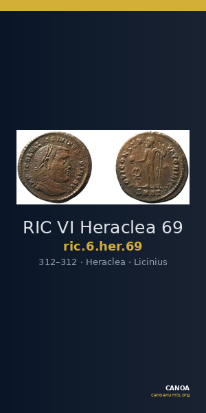 RIC VI Heraclea 69 — CANOA