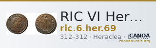 RIC VI Heraclea 69 — CANOA