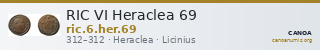 RIC VI Heraclea 69 — CANOA