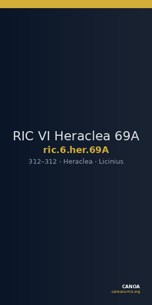 RIC VI Heraclea 69A — CANOA