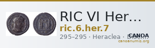 RIC VI Heraclea 7 — CANOA