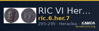 RIC VI Heraclea 7 — CANOA