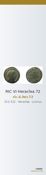 RIC VI Heraclea 72 — CANOA