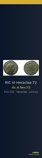 RIC VI Heraclea 72 — CANOA