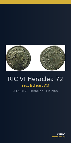 RIC VI Heraclea 72 — CANOA