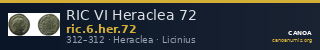 RIC VI Heraclea 72 — CANOA