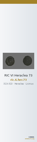 RIC VI Heraclea 73 — CANOA