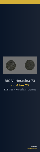 RIC VI Heraclea 73 — CANOA