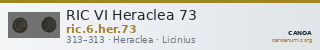 RIC VI Heraclea 73 — CANOA