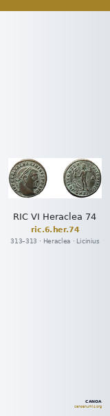 RIC VI Heraclea 74 — CANOA
