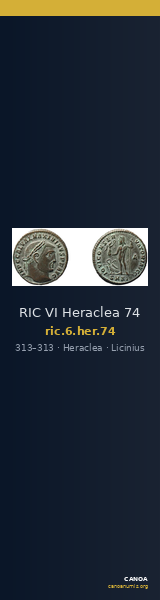 RIC VI Heraclea 74 — CANOA