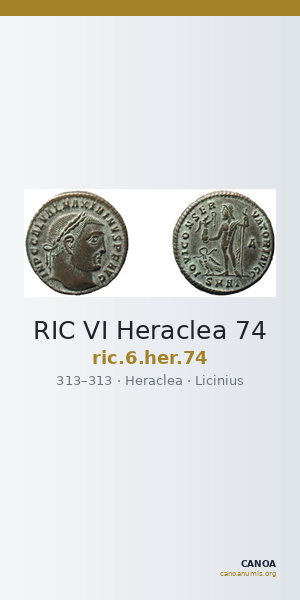 RIC VI Heraclea 74 — CANOA