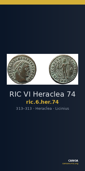 RIC VI Heraclea 74 — CANOA
