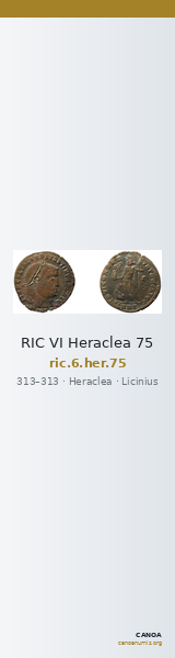 RIC VI Heraclea 75 — CANOA