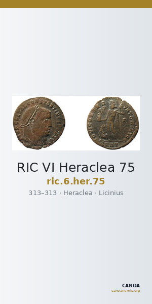 RIC VI Heraclea 75 — CANOA