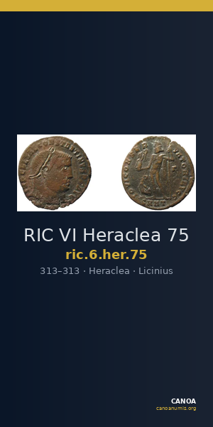 RIC VI Heraclea 75 — CANOA