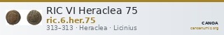 RIC VI Heraclea 75 — CANOA