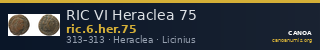 RIC VI Heraclea 75 — CANOA