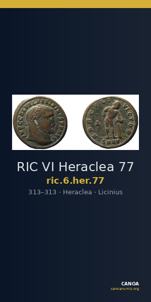RIC VI Heraclea 77 — CANOA